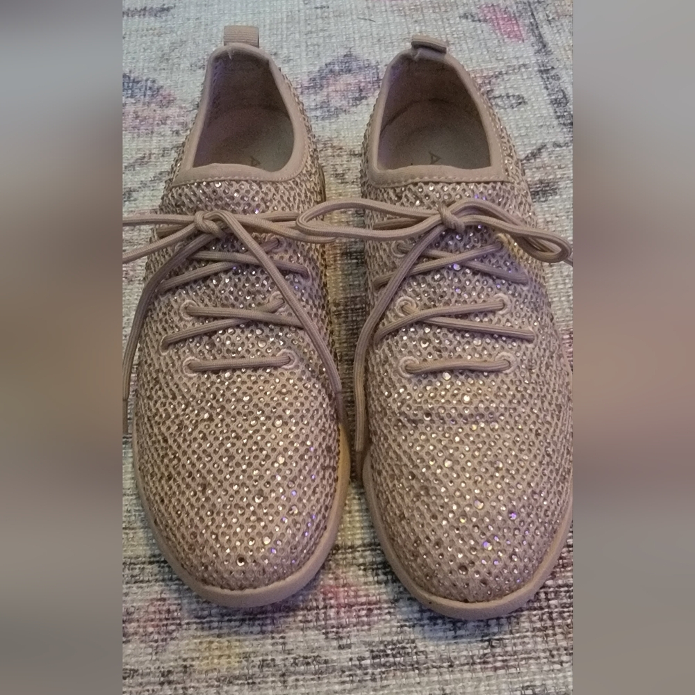 Aldo Women's Sparkling Tan Sneakers